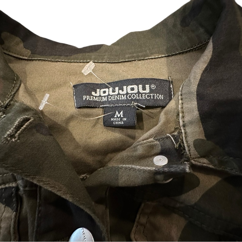 JOU JOU Premium Denim Collection Camo Jacket, size M- NWOT - Picture 4 of 8